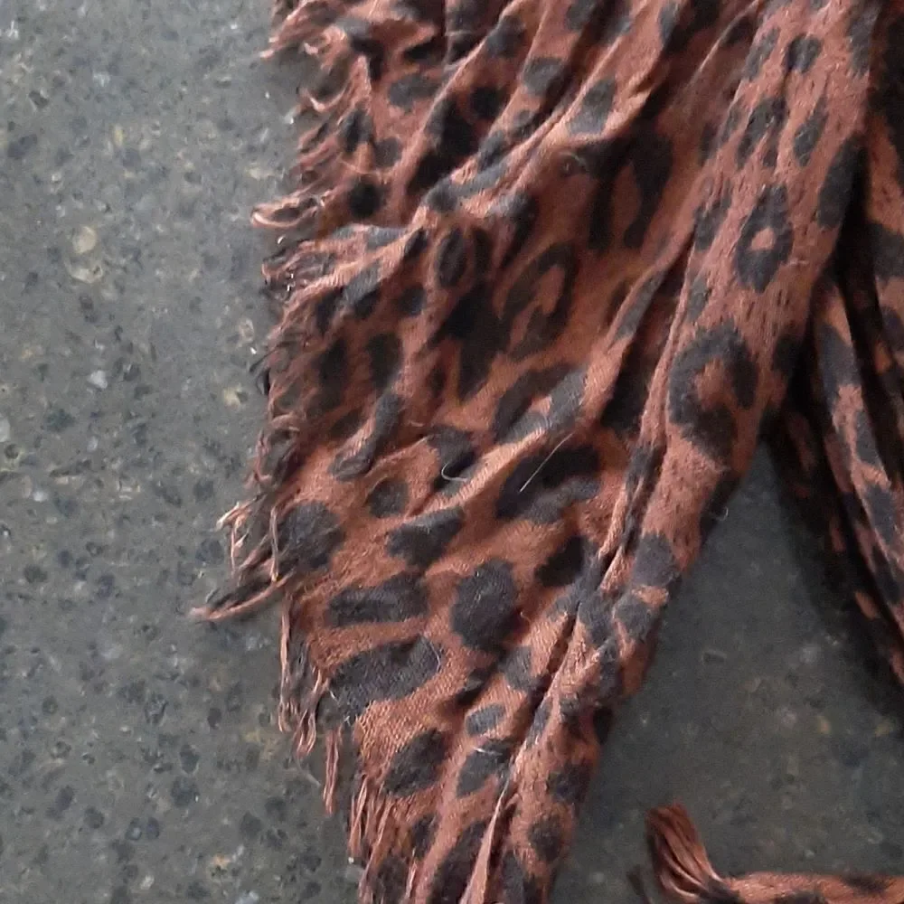 Francesca's Collections animal print scarf